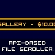 Envato API File Scroller