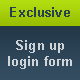 Exclusive Signup and Login Forms