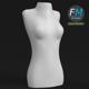 Female Half Body Dummy Mannequin By FrancescoMilanese85 3DOcean