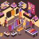 Clothing Store Isometric Composition By Macrovector Graphicriver