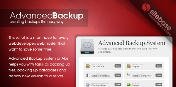 Advanced Backup System