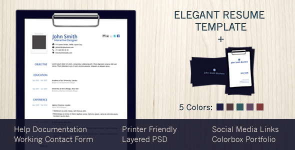 normal resume format download. Elegant Resume Template