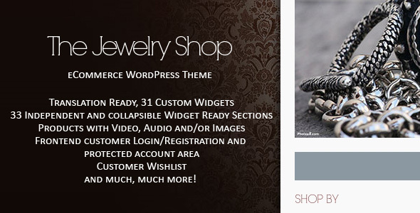 The Jewelry Shop - WordPress eCommerce