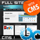 Full CMS Business Template with 2 Skins