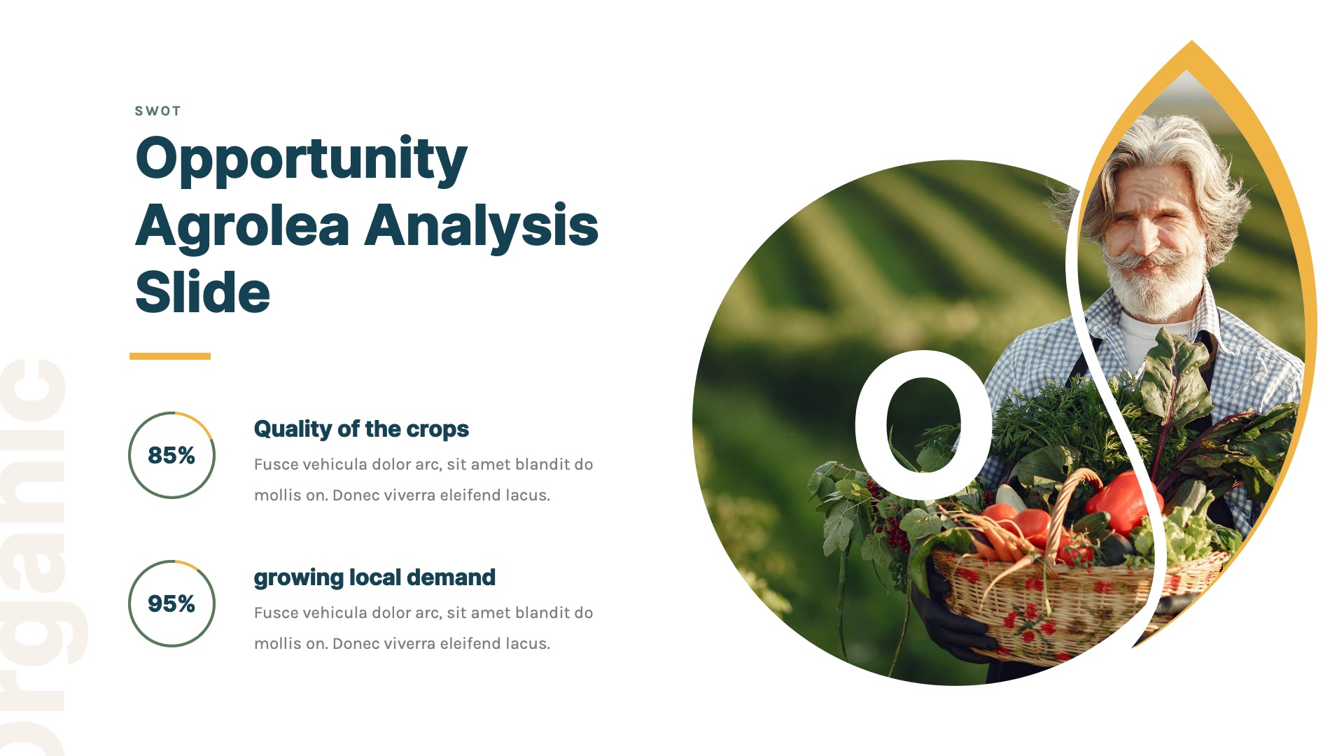 Agrolea Organic Farm Agriculture Powerpoint Template Presentation