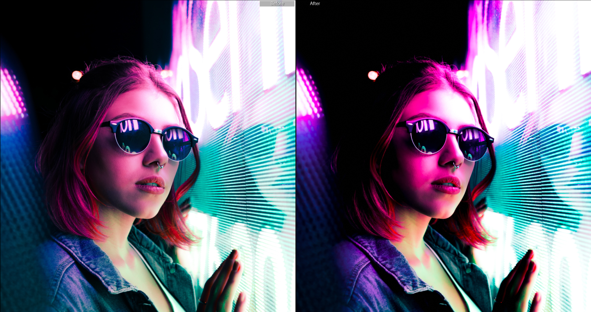 Neon Lightroom Presets Add Ons GraphicRiver