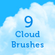 9 Cloud Brushes for Photoshop - GraphicRiver Item for Sale