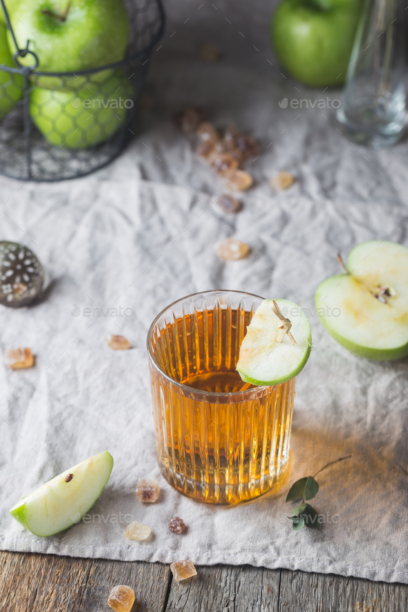 Glass Of Apple Juice Stock Photo By Ipolly Photodune