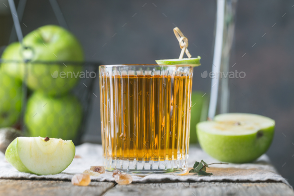 Glass Of Apple Juice Stock Photo By Ipolly Photodune