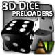 3D Dice Preloaders