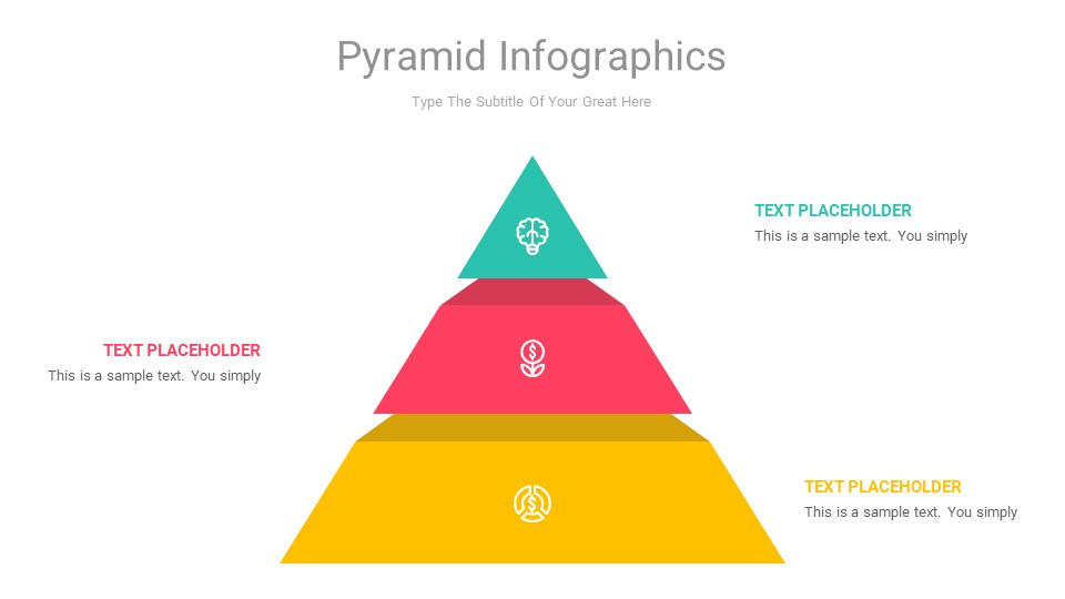 Pyramid Infographics Powerpoint Template Diagrams By Sooz Art