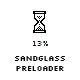 Sandglass preloader