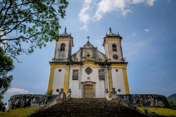 Sao Francisco De Paula Church In Ouro Preto Minas Gerais Brazil