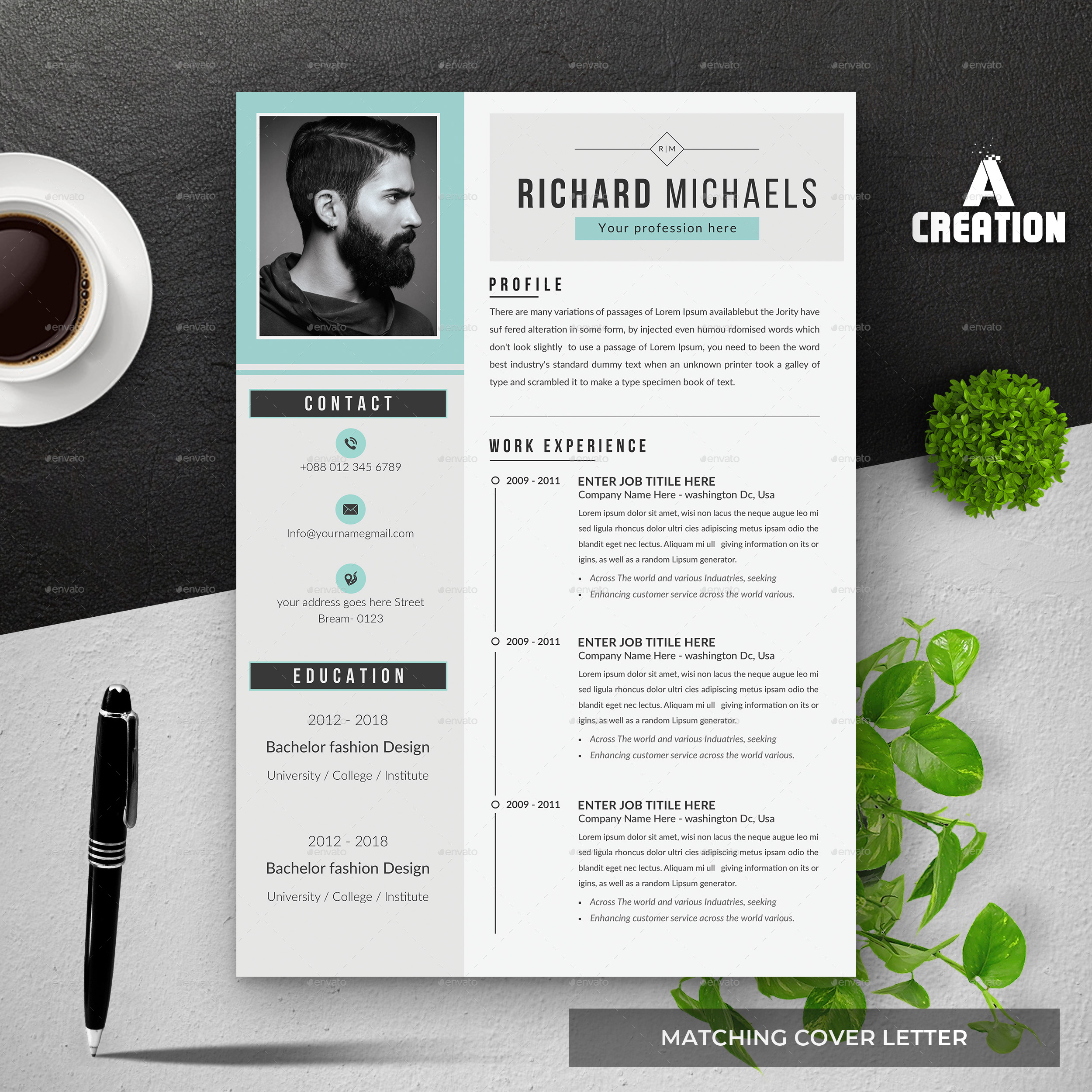 Resume Bundle Print Templates Graphicriver