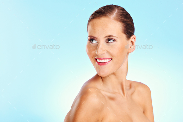 Happy Naked Woman Stock Photo By Macniak Photodune