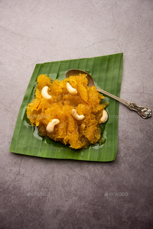 Kashi Halwa Or Kasi Halva A Traditional Dessert Of Karnataka Made