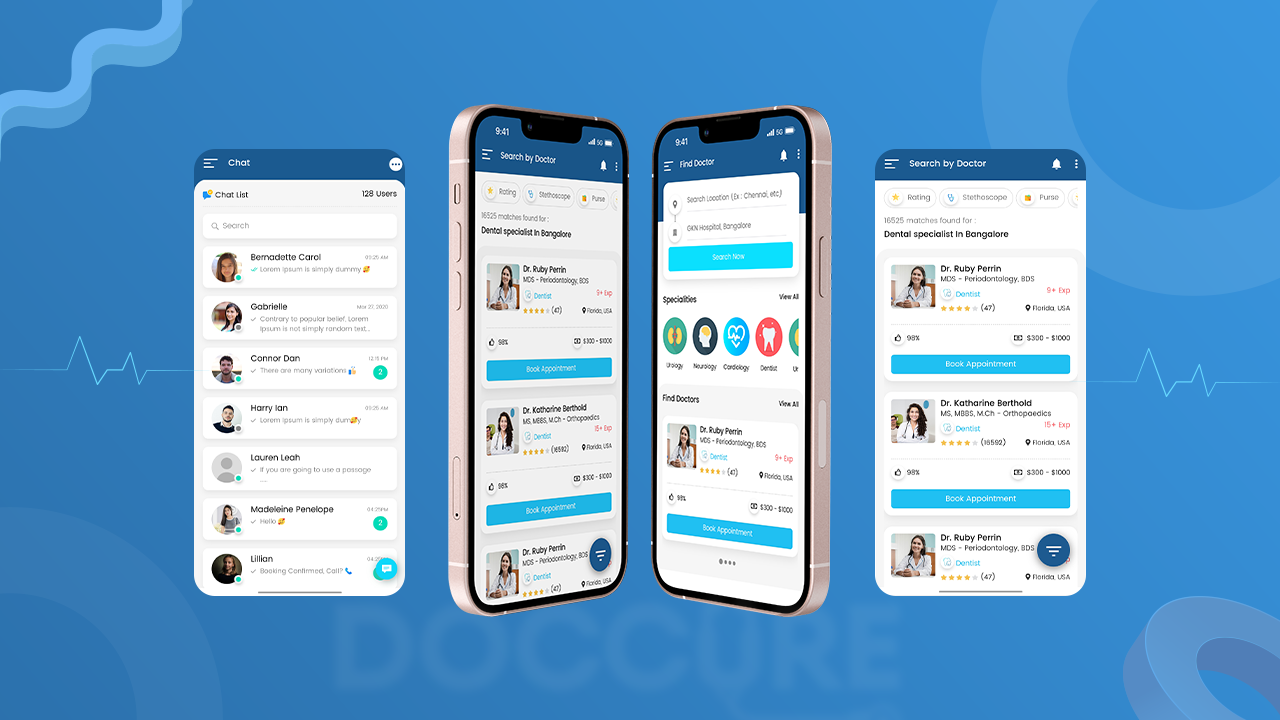 Doccure React Native On Demand Doctor Appointment Booking Mobile App