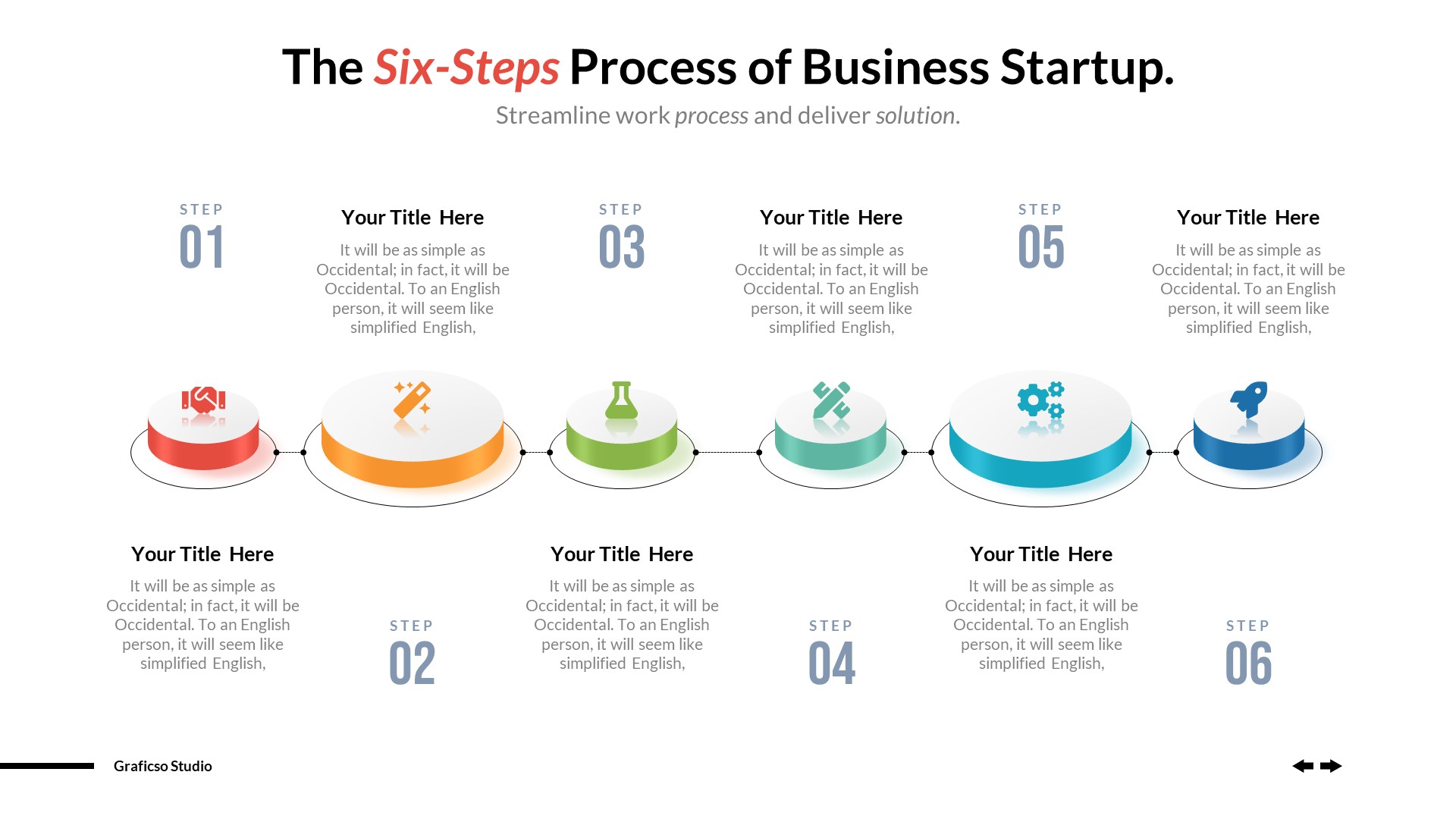 Business Process Infographics Powerpoint Template By Graficso