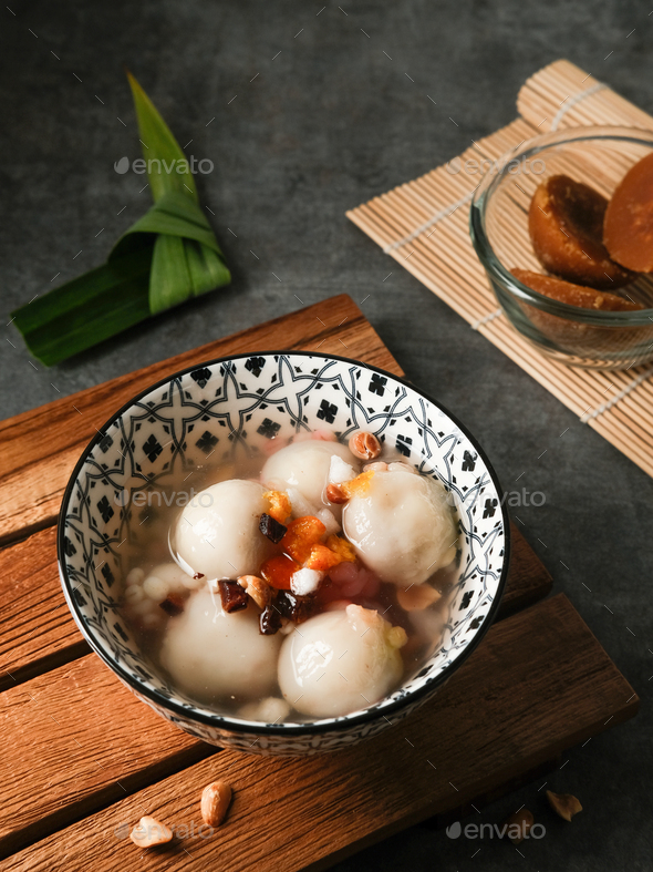 Ronde Tang Yuan Glutinous Rice Dumpling Balls Stock Photo By