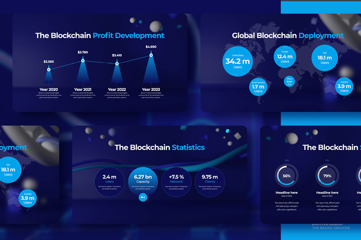 Blockchain Google Slides Template Presentation Templates Graphicriver