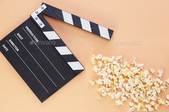 Clapper Board And Popcorn Stock Photo By Tatiana Mara PhotoDune