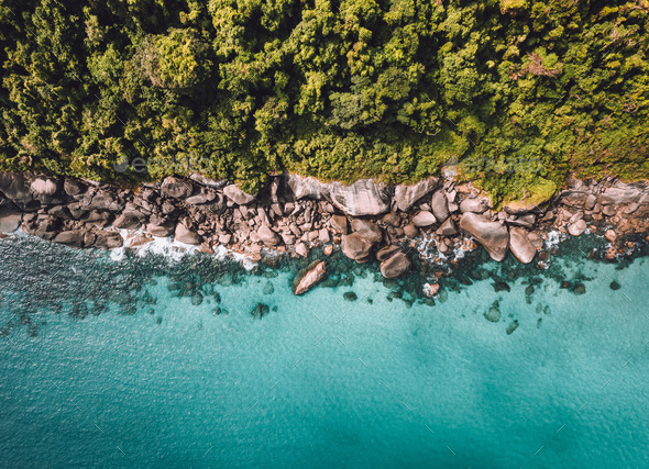 Big Island Ilha Grande Abraao Beach In Angra Dos Reis Rio De Janeiro