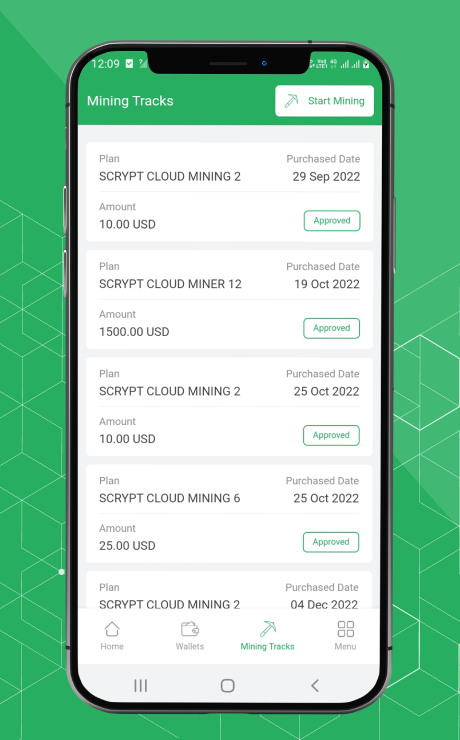 MineLab Cloud Crypto Mining Mobile Application By ViserLab CodeCanyon