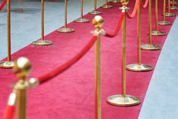 Way To Success On The Red Carpet Barrier Rope Stock Photo By Yavdat