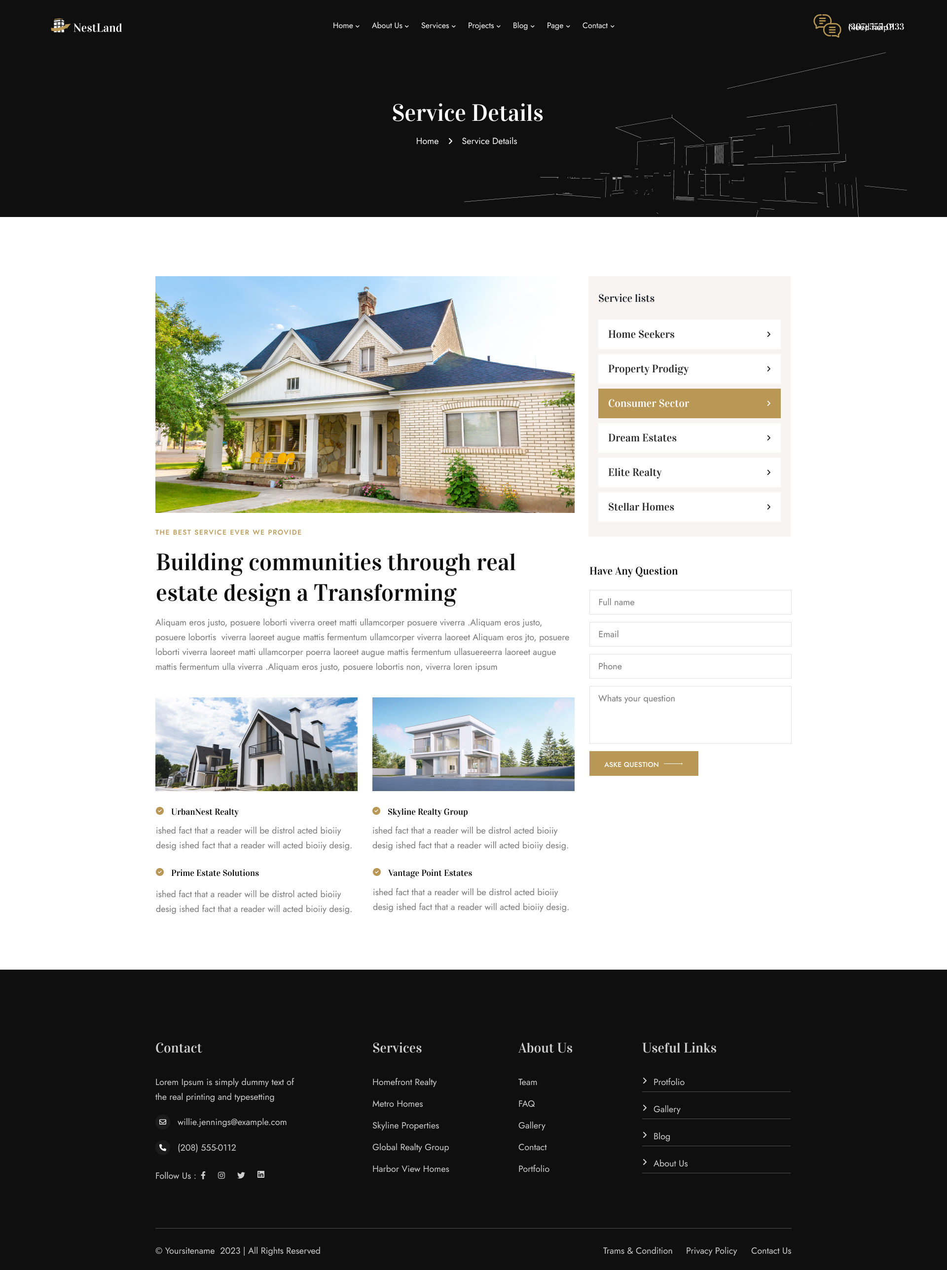 NestLand Real Estate Figma Template By Mugli ThemeForest