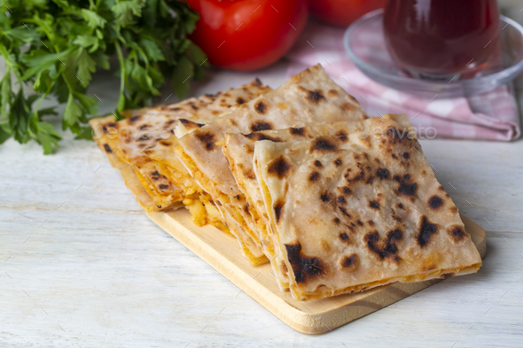 Traditional Delicious Turkish Food Potato Pie Turkish Name Patatesli