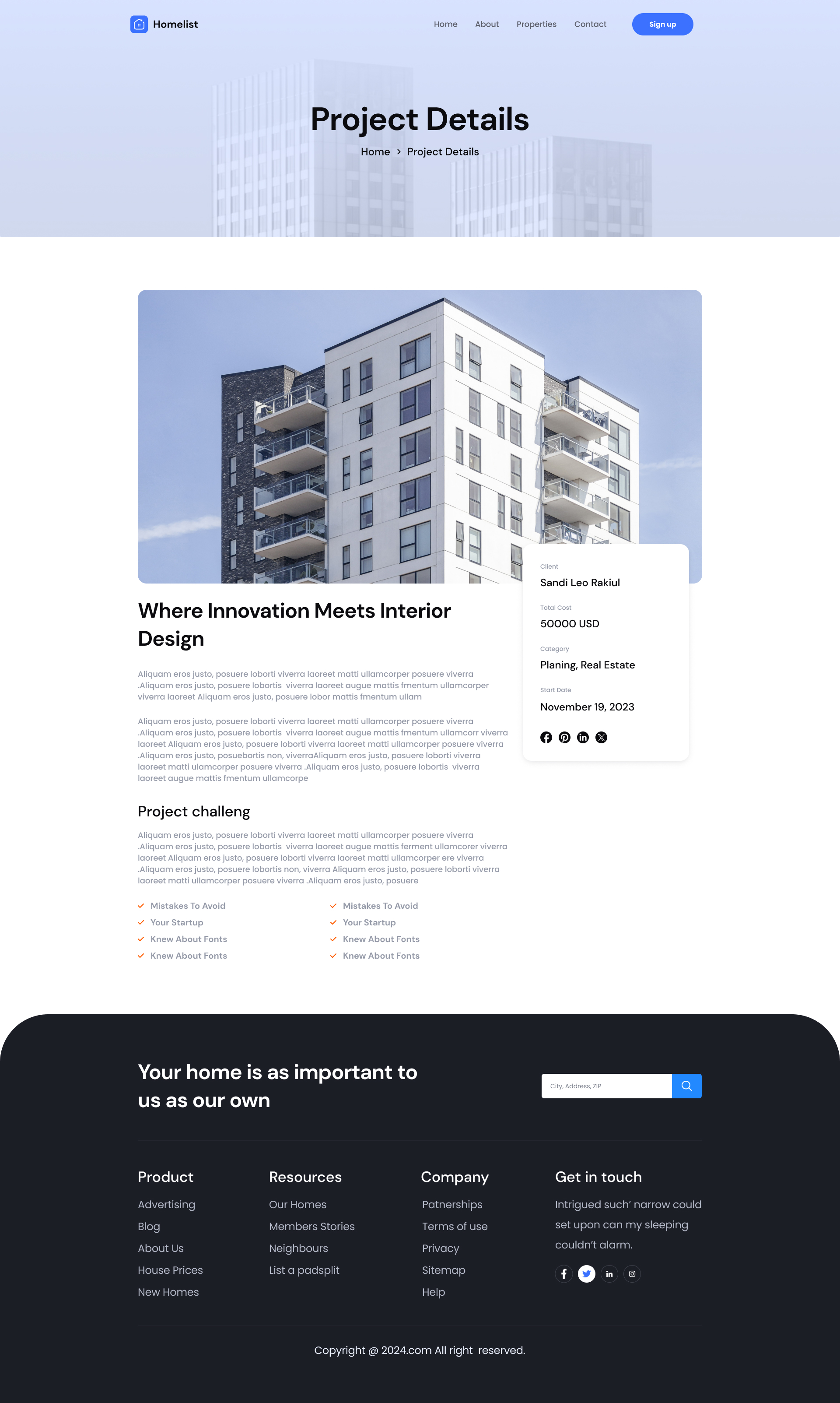 Homelist Real Estate Figma Template By Mugli Themeforest