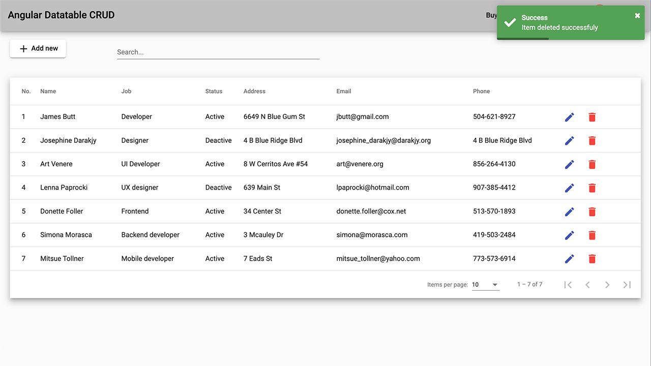 Angular Datatable Crud By Abharwork Codecanyon