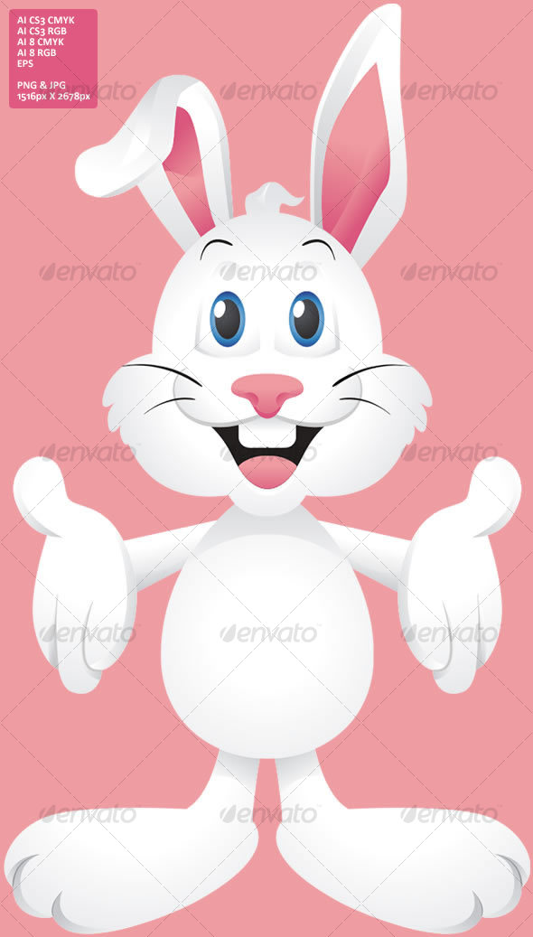 easter bunny clipart picture. Easter Bunny Rabbit