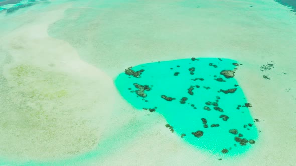 Tropical Beach And Blue Sea With Waves Stock Footage Videohive