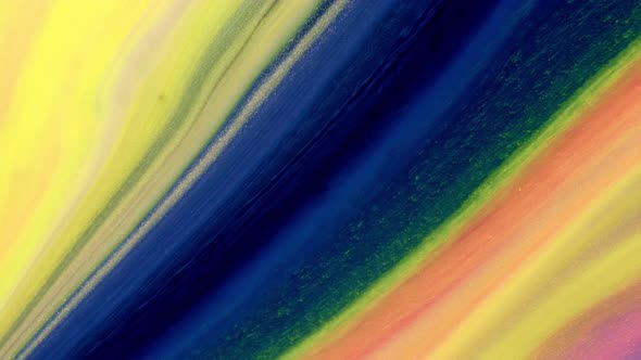 Colorful Pigment Flow Flowing Mixing Creativity Galaxy Slow Motion Macro alt