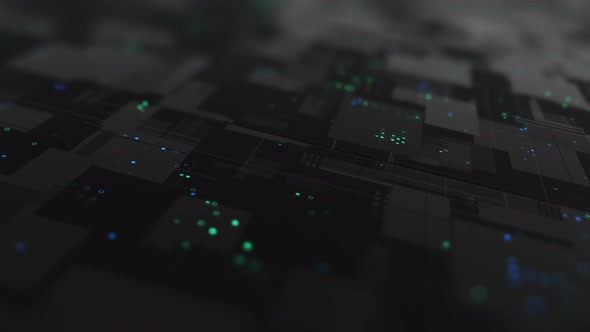 Abstract high tech digital technology background 4K loop. alt