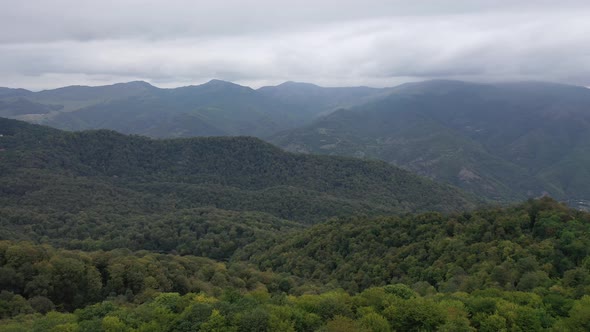 Azerbaijan Goygol National Park forest area mountain and lake