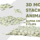3D Money Stacks Falling - VideoHive Item for Sale