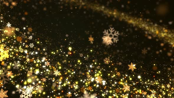 Christmas Snowflake Background 4k
