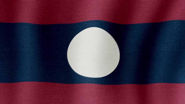 The National Flag of Laos