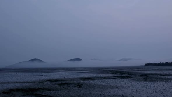 Fog on the Islands of South Korea