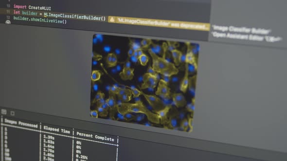 Nuclei Cluster Microscopy With Neural Network Machine Learning Algorithm alt