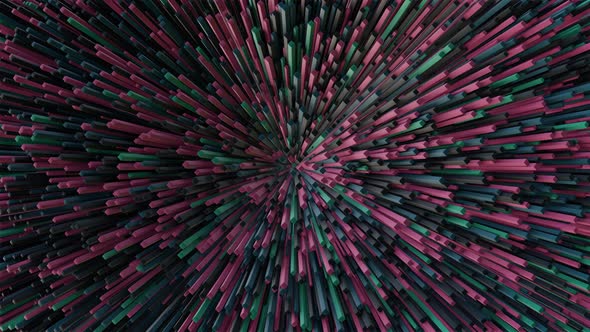 4K Abstract Geometric Loop V3