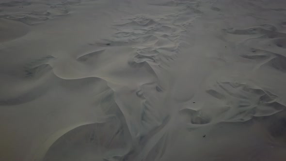 Aerial view of desert in Peru. alt
