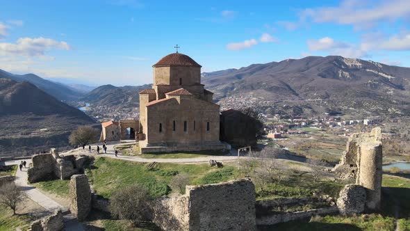 Jvary Monastery Near Mtskheta Georgia