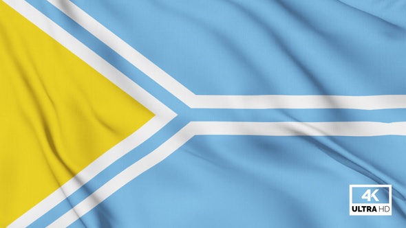 Tuva Flag Waving Slowly Looped alt