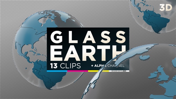 3D Glass Earth / Globe