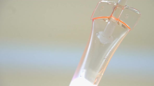 Nurse Putting a Drip Into the Catheter Lying Patients Injection Vaccine alt