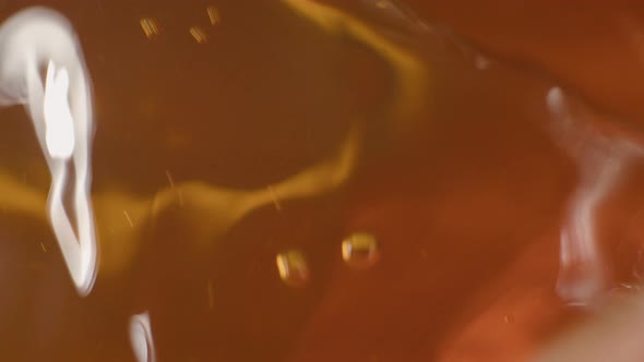 Water Moves in a Glass in Slow Motion alt