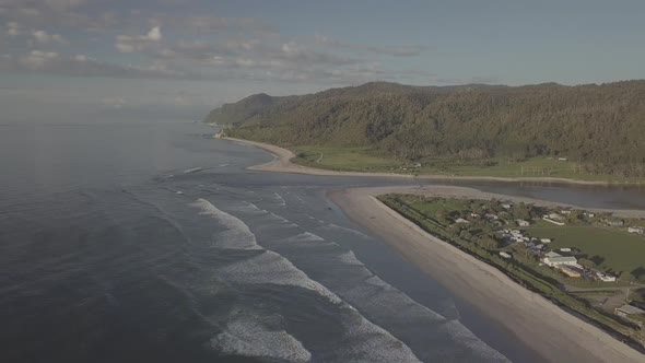 Campsite on New Zealand West Coast